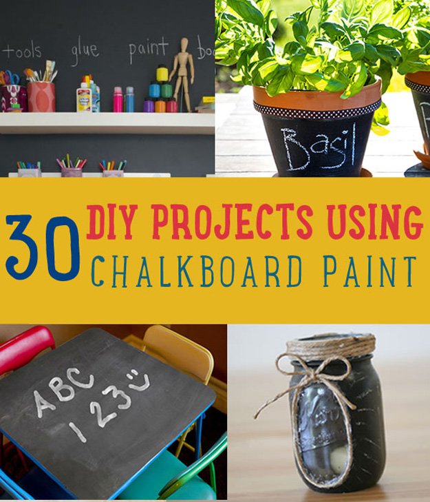 Uses for Chalkboard Paint DIY Projects Craft Ideas & How To's for Home  Decor with Videos